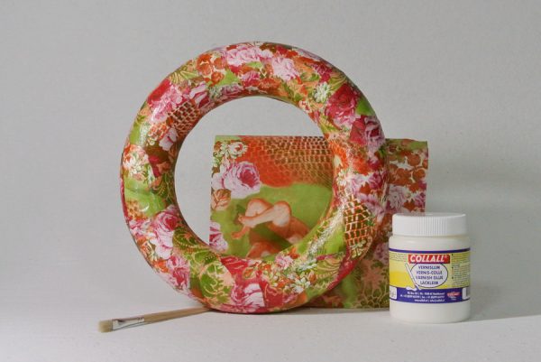 DIY Decopatch kerstkrans 25cm